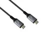 Preview: Cable DINIC USB C 4.0, 240W PD, 40Gbps, 1m tipo C a C, enchufe de aluminio, cable de nylon, caja DINIC